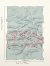 Load image into Gallery viewer, Green Floral Comfort Shawl