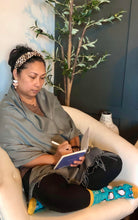 Load image into Gallery viewer, Fringed Comfort Shawl - Grey with Bonus 30 Days of Scriptures for the Grieving Soul