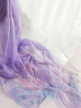 Load image into Gallery viewer, Lavender Chiffon Comfort Shawl