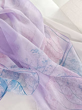 Load image into Gallery viewer, Lavender Chiffon Comfort Shawl