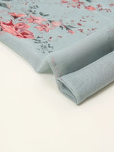 Load image into Gallery viewer, Green Floral Comfort Shawl