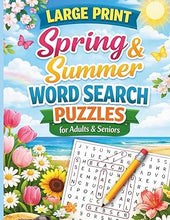 Load image into Gallery viewer, Spring &amp; Summer Word Search Puzzle Book
