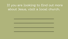 Load image into Gallery viewer, Random Acts of Kindness Cards:  Jesus Loves You...No Strings Attached
